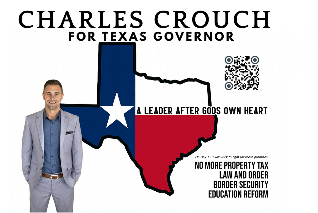 Charles Crouch 4 Governor Yard sign