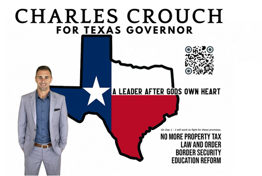 Charles Crouch 4 Governor Yard sign